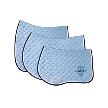 Winderen Saddle pad Dressage Sky BlueNavy2.png