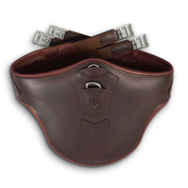 Winderen jumping stud girth  Brown.png