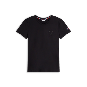  TOMMY HILFIGER NAISTE T-SÄRK  PERFORMANCE RHINESTONE MUST