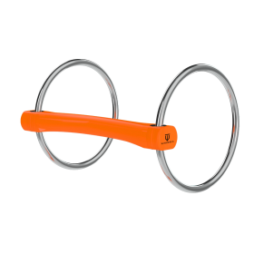 Flexi Mullen Mouth Large Loose Ring snaffle oranz