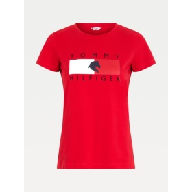 Tommy Hilfiger Naiste T-Särk punane